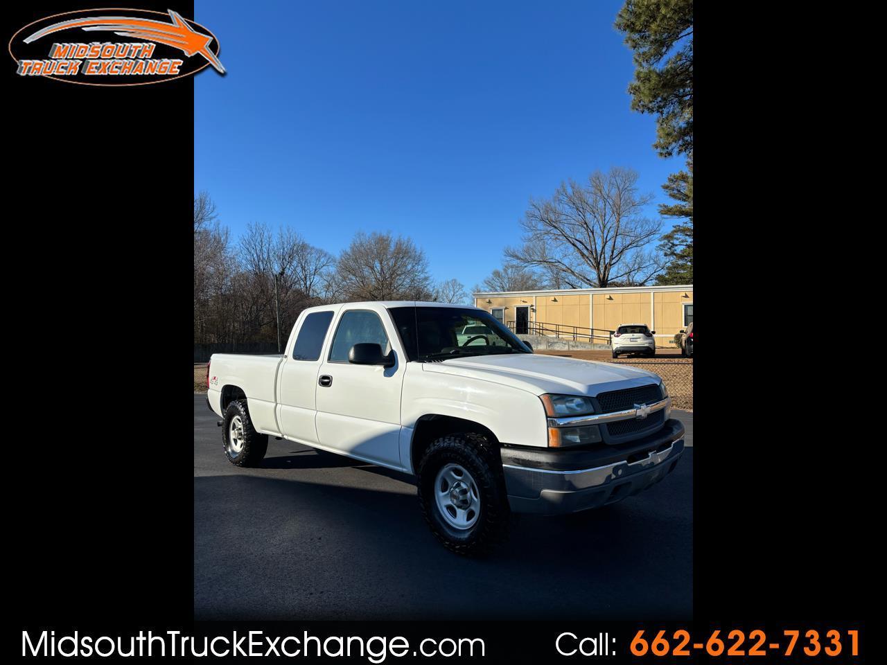 2004 Chevrolet Silverado 1500 Ext Cab 143.5" WB 4WD Work Truck
