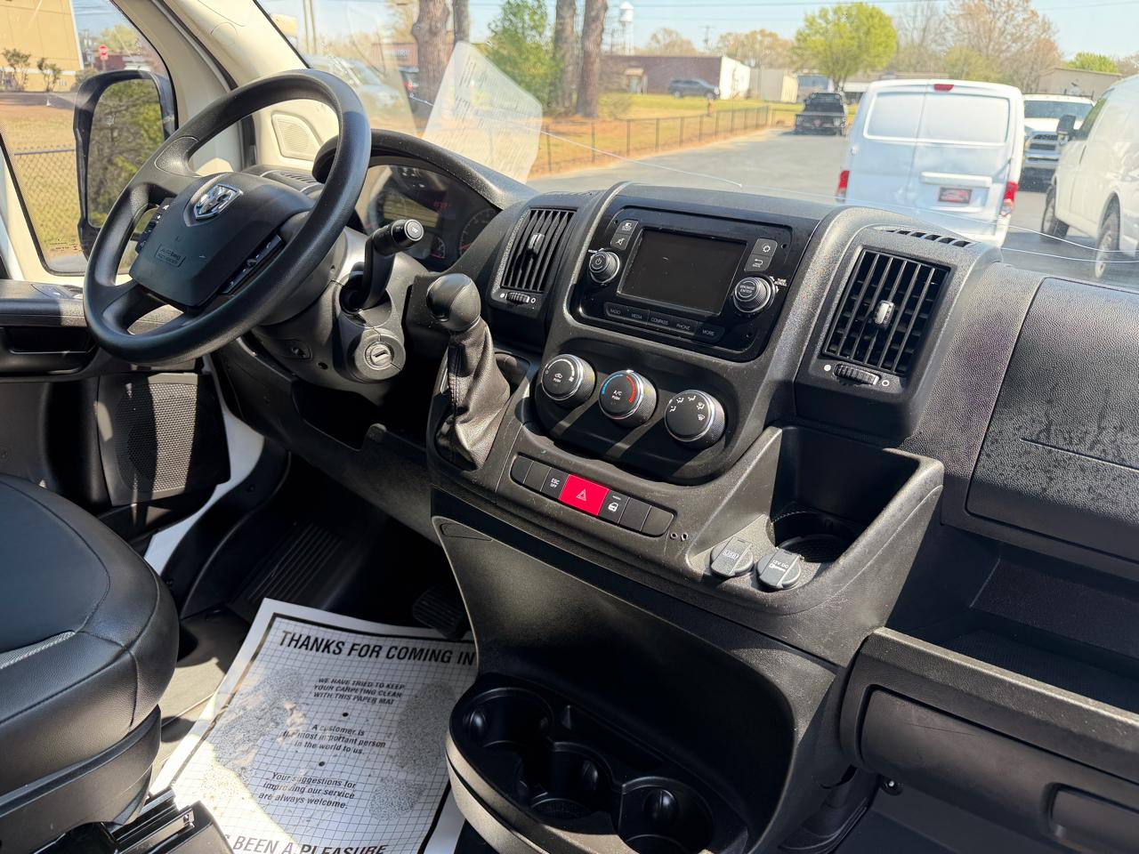 RAM ProMaster Cargo Van 1500 Low Roof 136" WB 2019