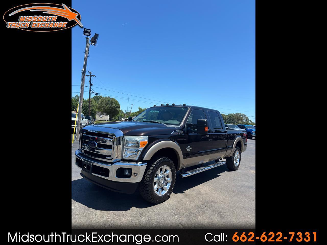 Ford Super Duty F-250 SRW 4WD Crew Cab 156" Lariat 2013