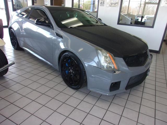 Gray 2013 Cadillac CTS-V Coupe Coupe Rear-Wheel Drive Automatic