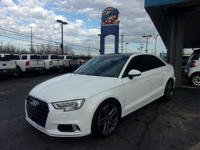 White 2018 Audi A3 Sedan Automatic