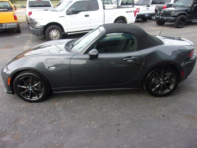 Gray 2016 Mazda MX-5 Miata Club Convertible Convertible Rear-Wheel Drive Automatic