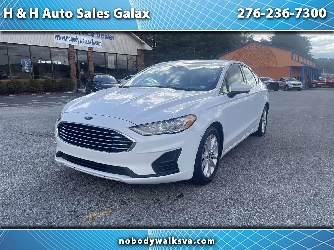 Used 2020 Ford Fusion SE FWD for Sale in Galax VA 24333 H & H Auto