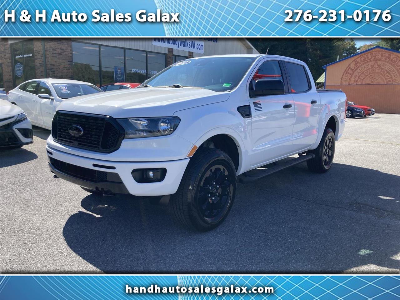 2022 Ford Ranger XLT 4WD SuperCrew 5' Box