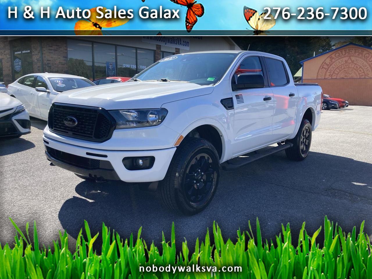 2022 Ford Ranger XLT 4WD SuperCrew 5' Box