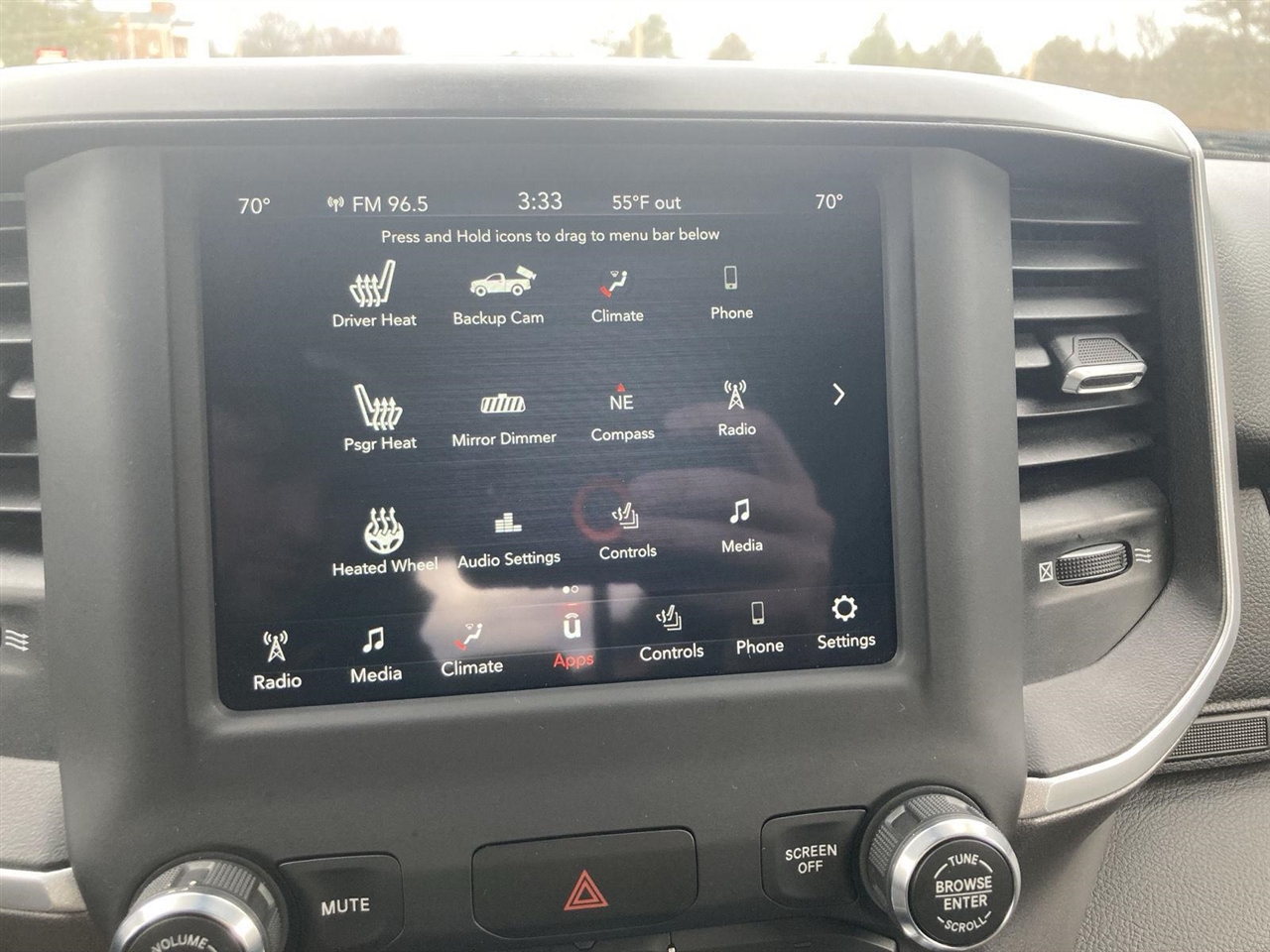 RAM 1500 Big Horn 4x4 Crew Cab 5'7" Box 2021