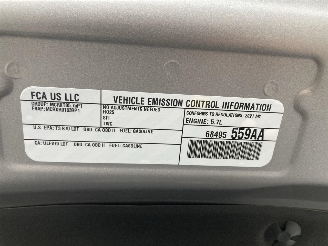 RAM 1500 Big Horn 4x4 Crew Cab 5'7" Box 2021
