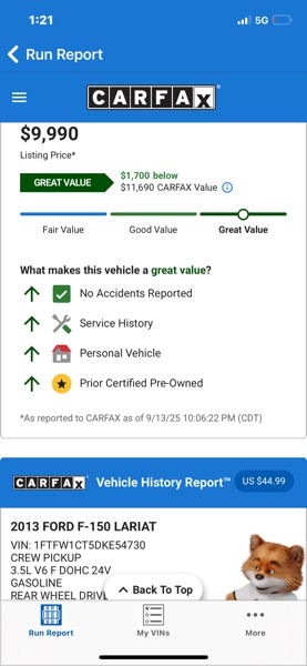 Ford F-150 Lariat SuperCrew 6.5-ft. Bed 2WD 2013 Ford F-150 Lariat SuperCrew 6.5-ft. Bed 2WD 2013