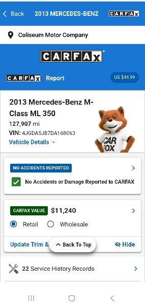 Mercedes-Benz M-Class ML350 4MATIC 2013