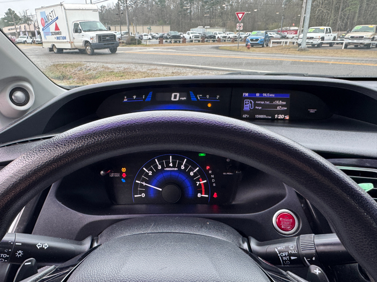 Honda Civic Coupe 2dr CVT EX 2014