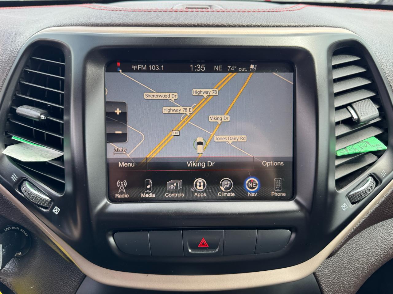 Jeep Cherokee 4WD 4dr Trailhawk 2015