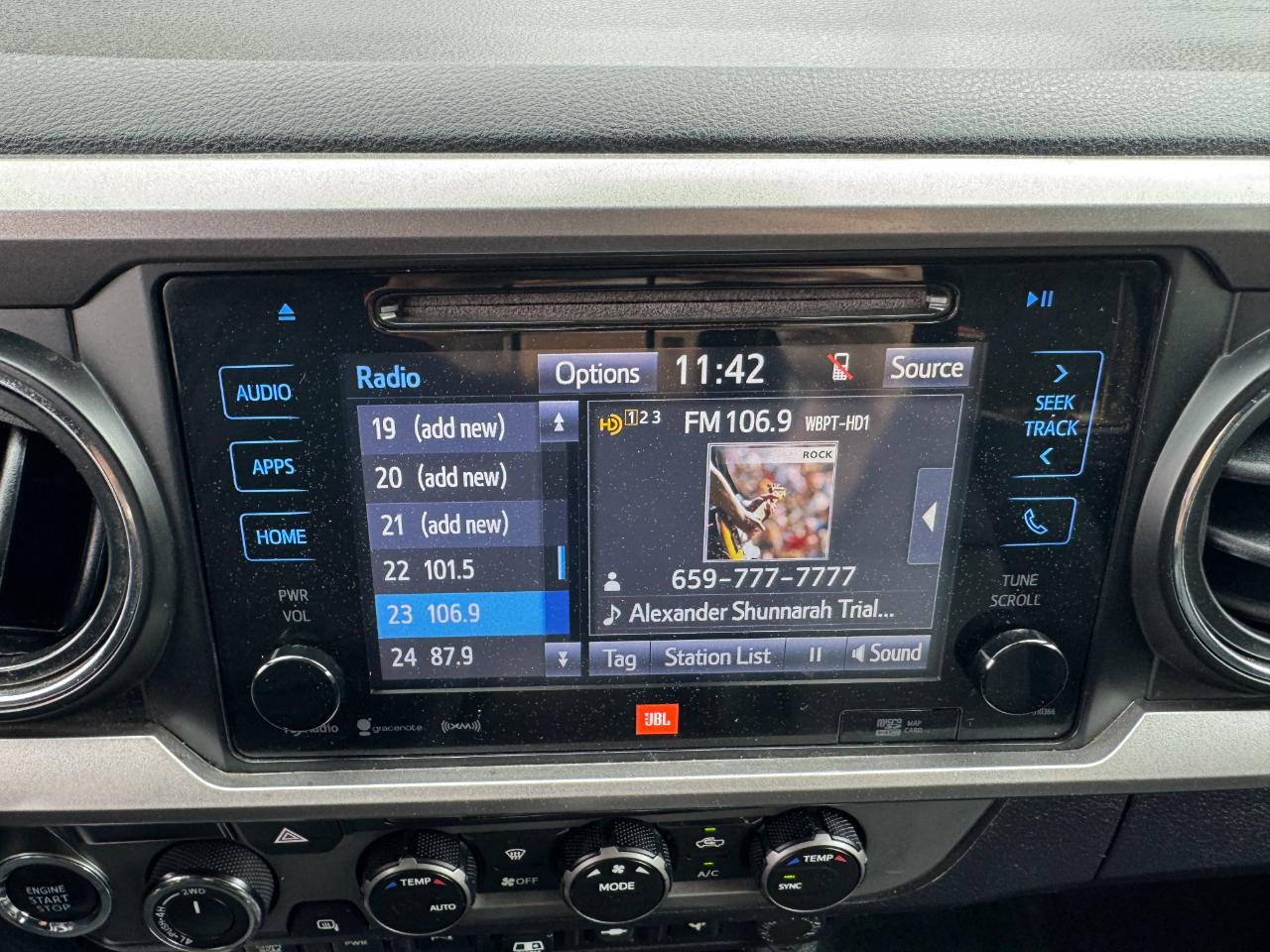 Toyota Tacoma 4WD Limited Double Cab 5' Bed V6 AT (Natl) 2019