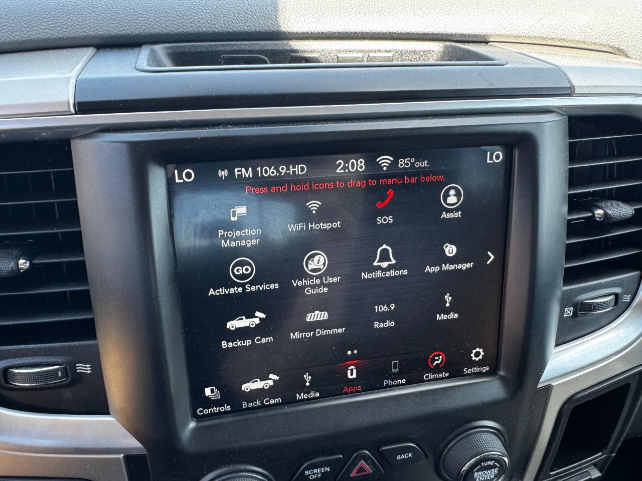 RAM 1500 Lone Star Silver 4x2 Crew Cab 5'7" Box 2018