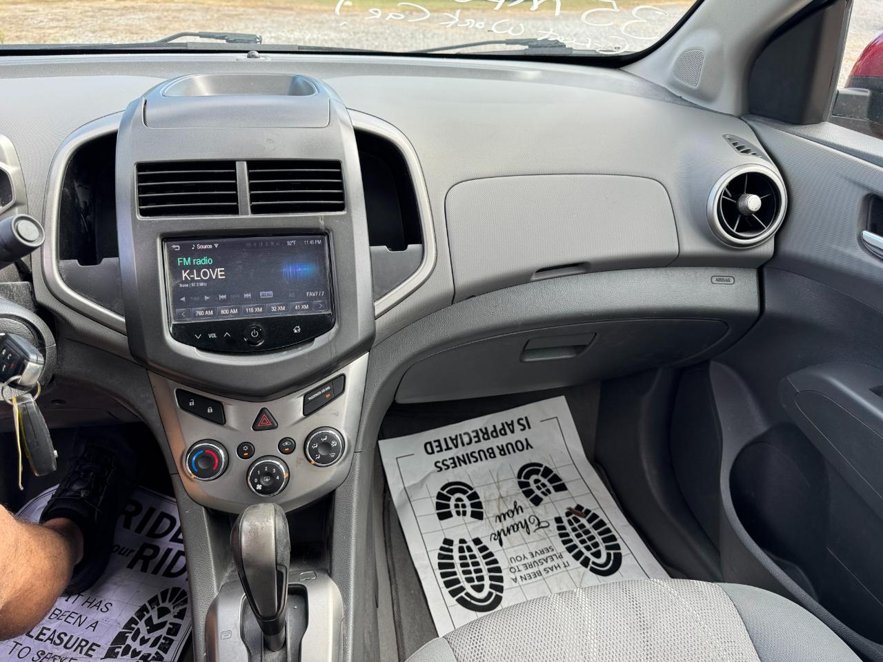 Chevrolet Sonic LT Auto Sedan 2015