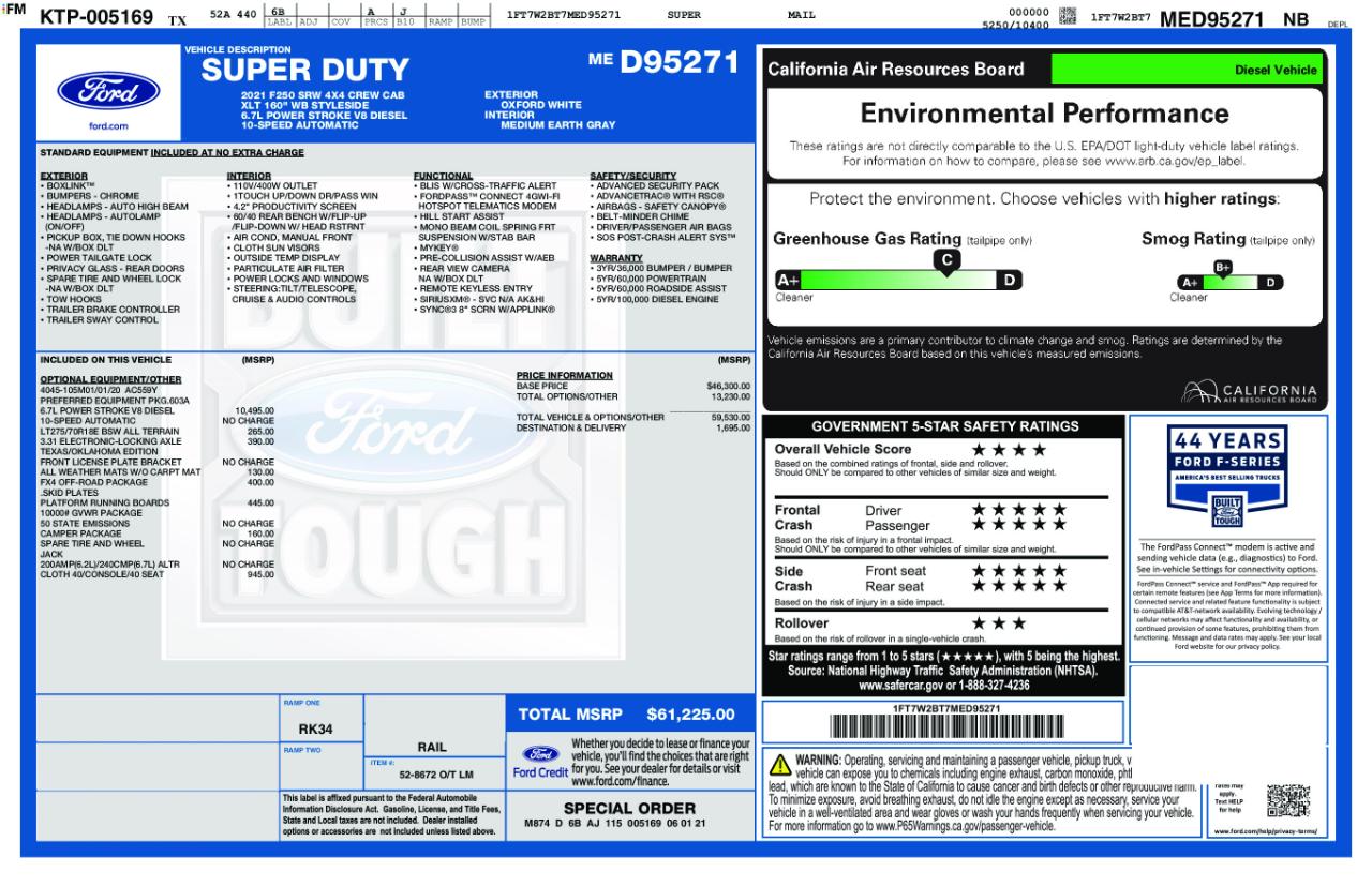 Ford F-250 SD XLT Crew Cab 4WD 2021