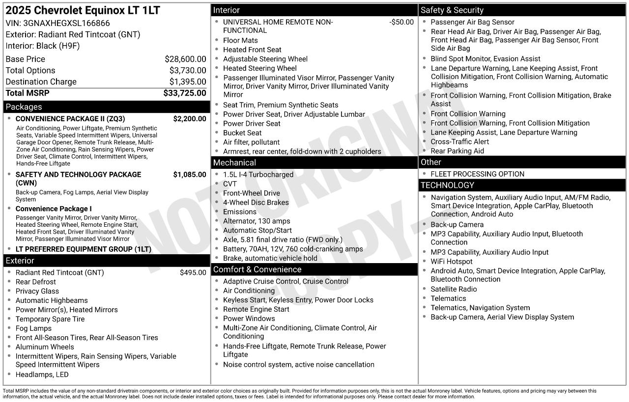 Chevrolet Equinox LT 2WD 2025