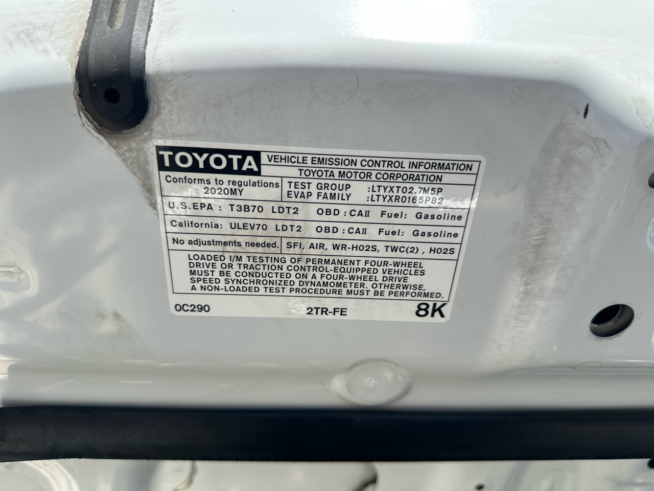 Toyota Tacoma SR5 Access Cab I4 6AT 2WD 2020 Toyota Tacoma SR5 Access Cab I4 6AT 2WD 2020