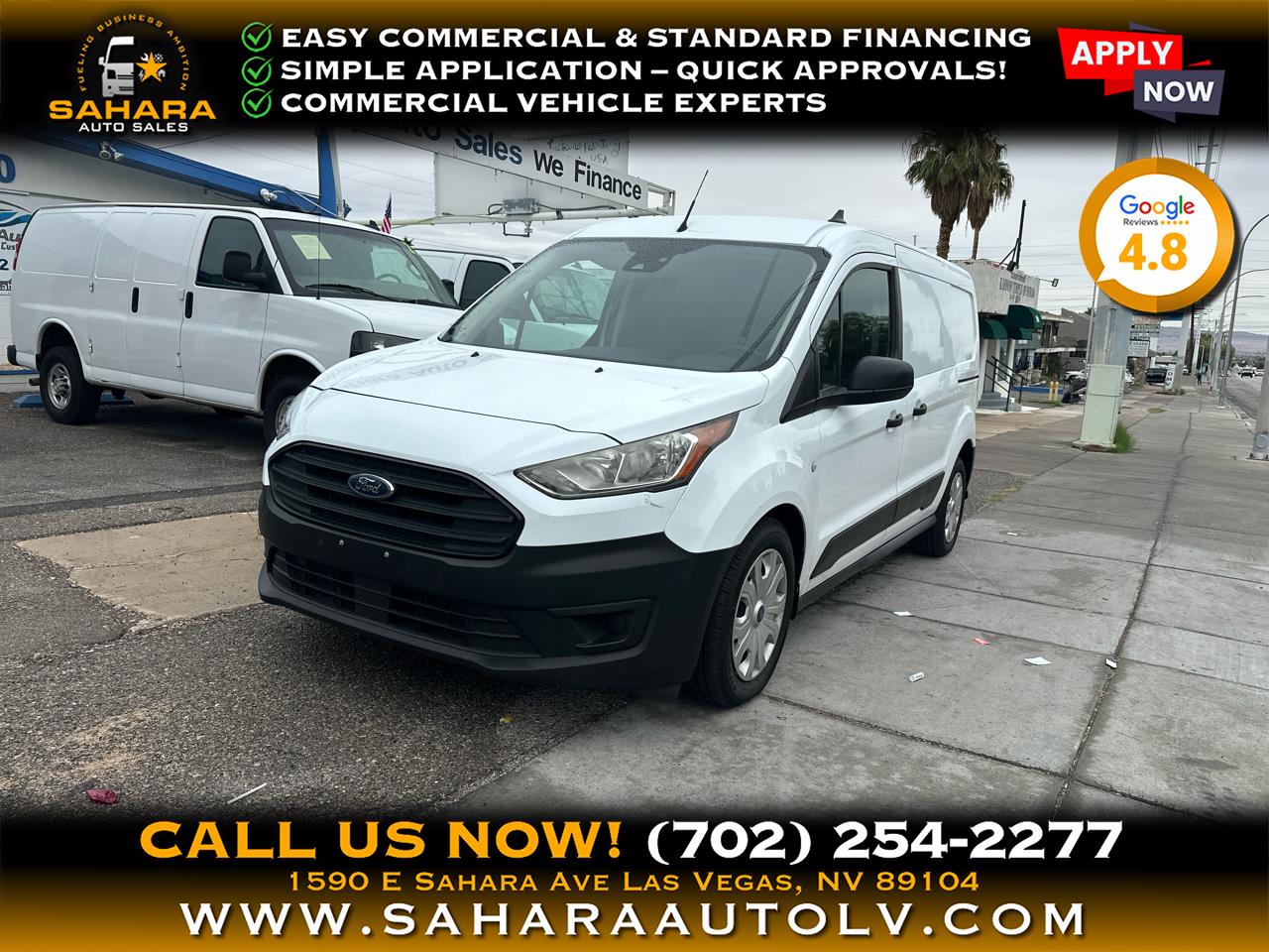 2019 Ford Transit Connect Cargo Van XL LWB w/Rear 180 Degree Door