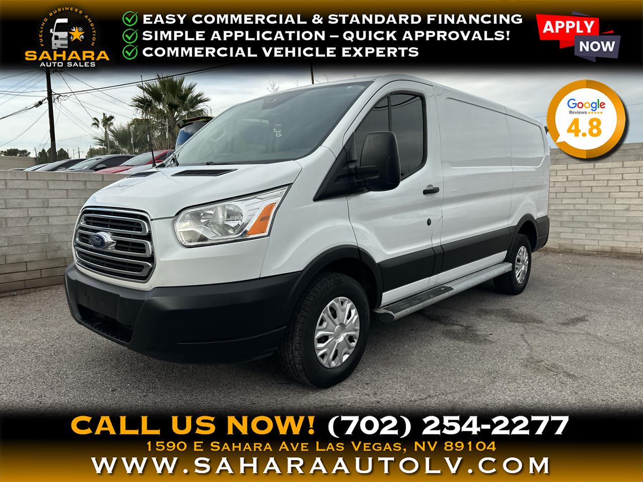 Ford Transit 250 Van Low Roof w/Sliding Pass. 130-in. WB 2019