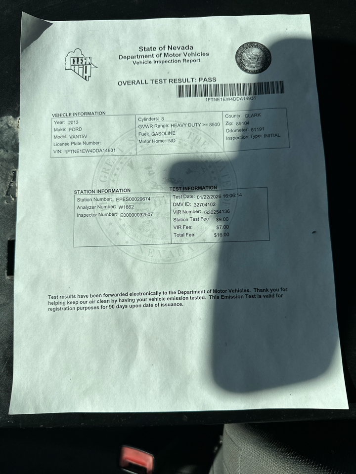 Ford Econoline E-150 2013