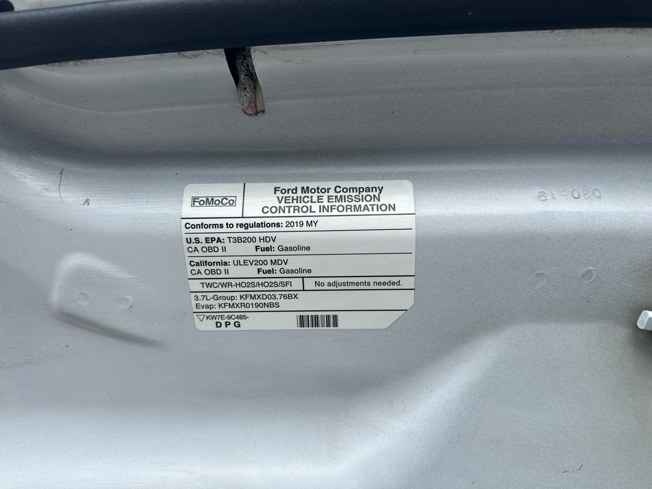 Ford Transit 250 Van Low Roof w/Sliding Pass. 130-in. WB 2019