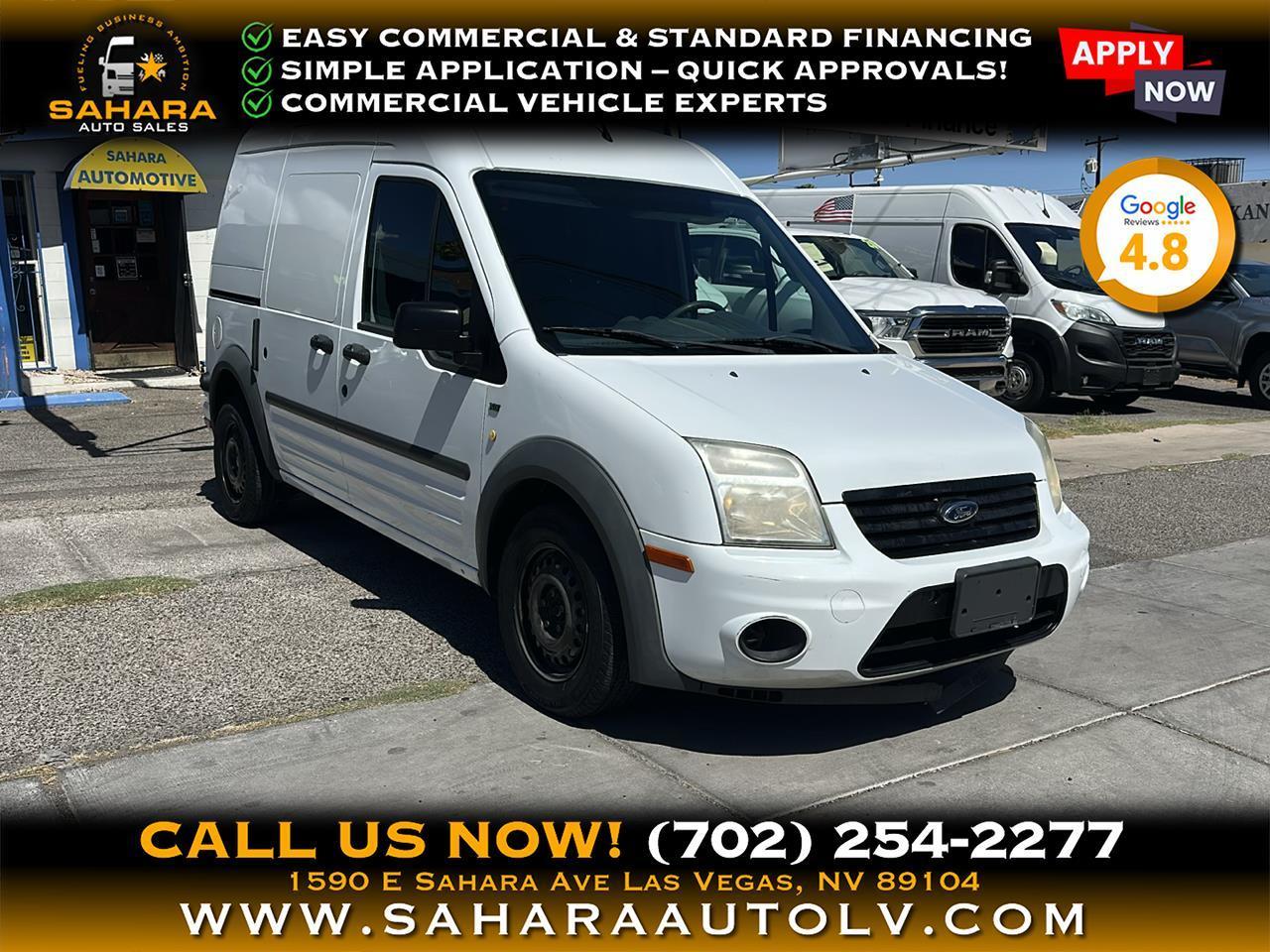 2013 Ford Transit Connect XLT with Rear Door Glass