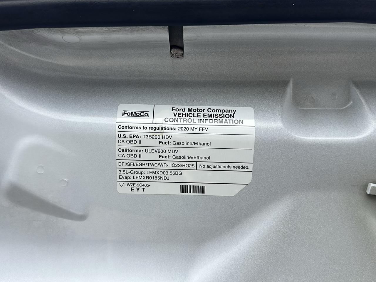 Ford Transit 250 Van Low Roof w/Sliding Pass. 130-in. WB 2020