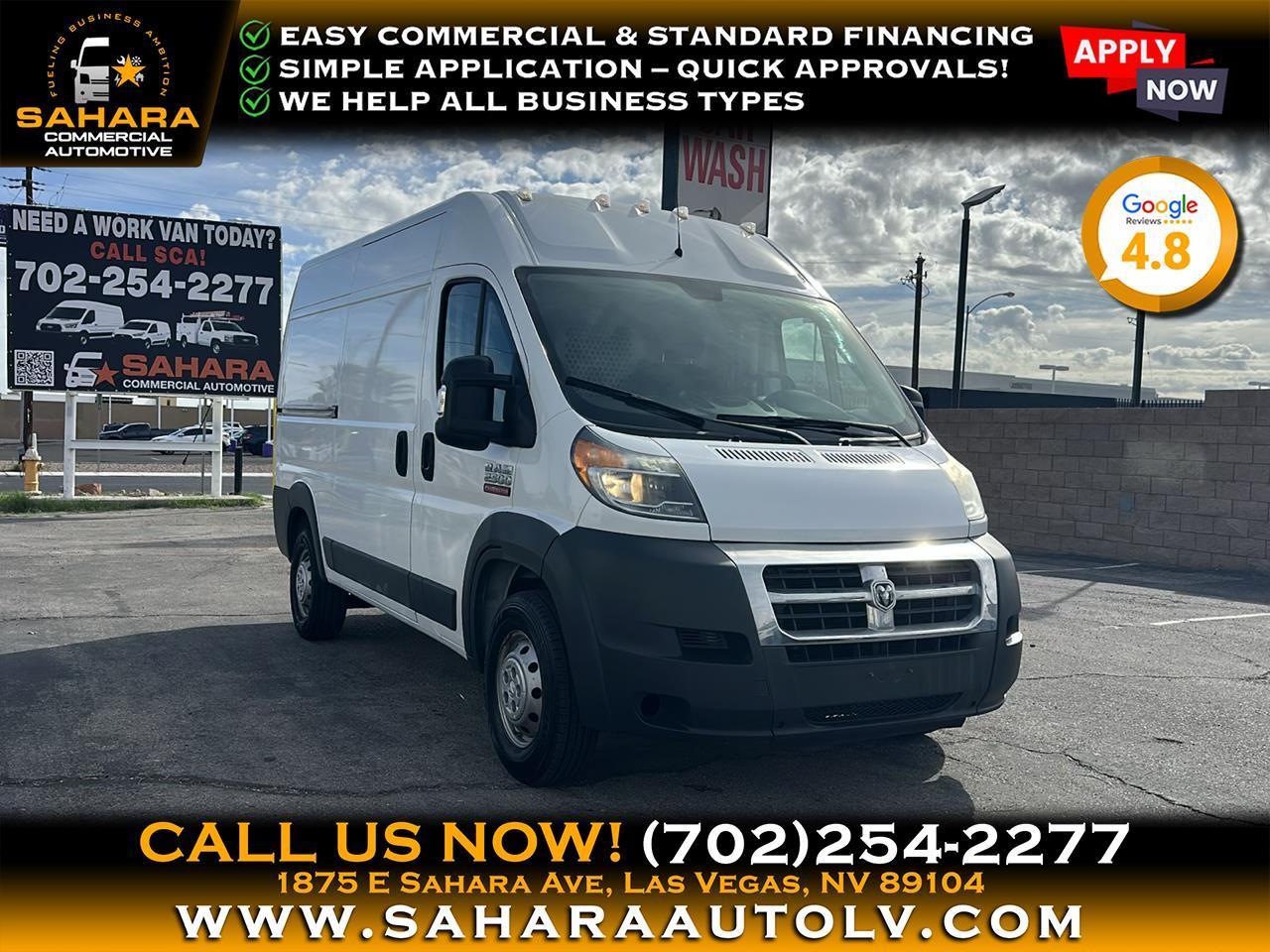 RAM Promaster 2500 High Roof Tradesman 136-in. WB 2016