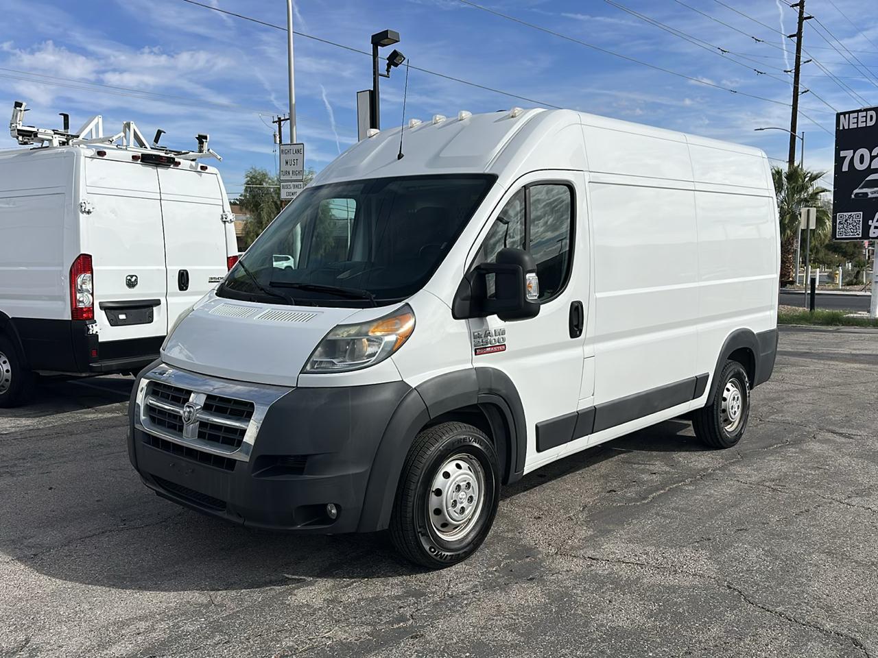 RAM Promaster 2500 High Roof Tradesman 136-in. WB 2016