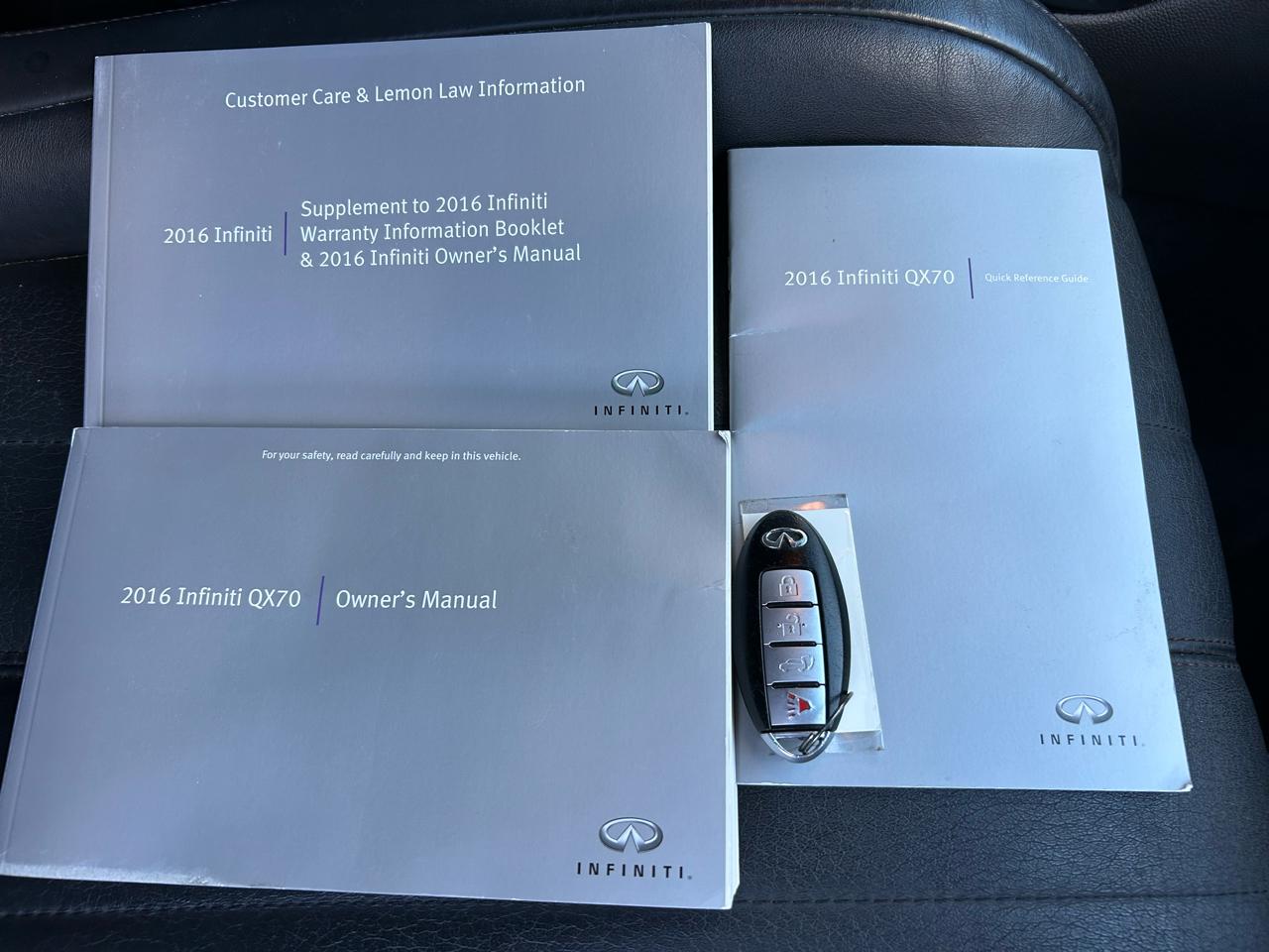 Infiniti QX70 RWD 4dr 2016