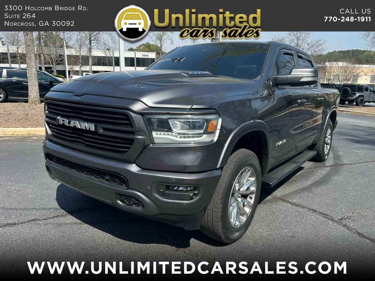 2021 RAM 1500 Laramie 4x4 Crew Cab 5'7" Box
