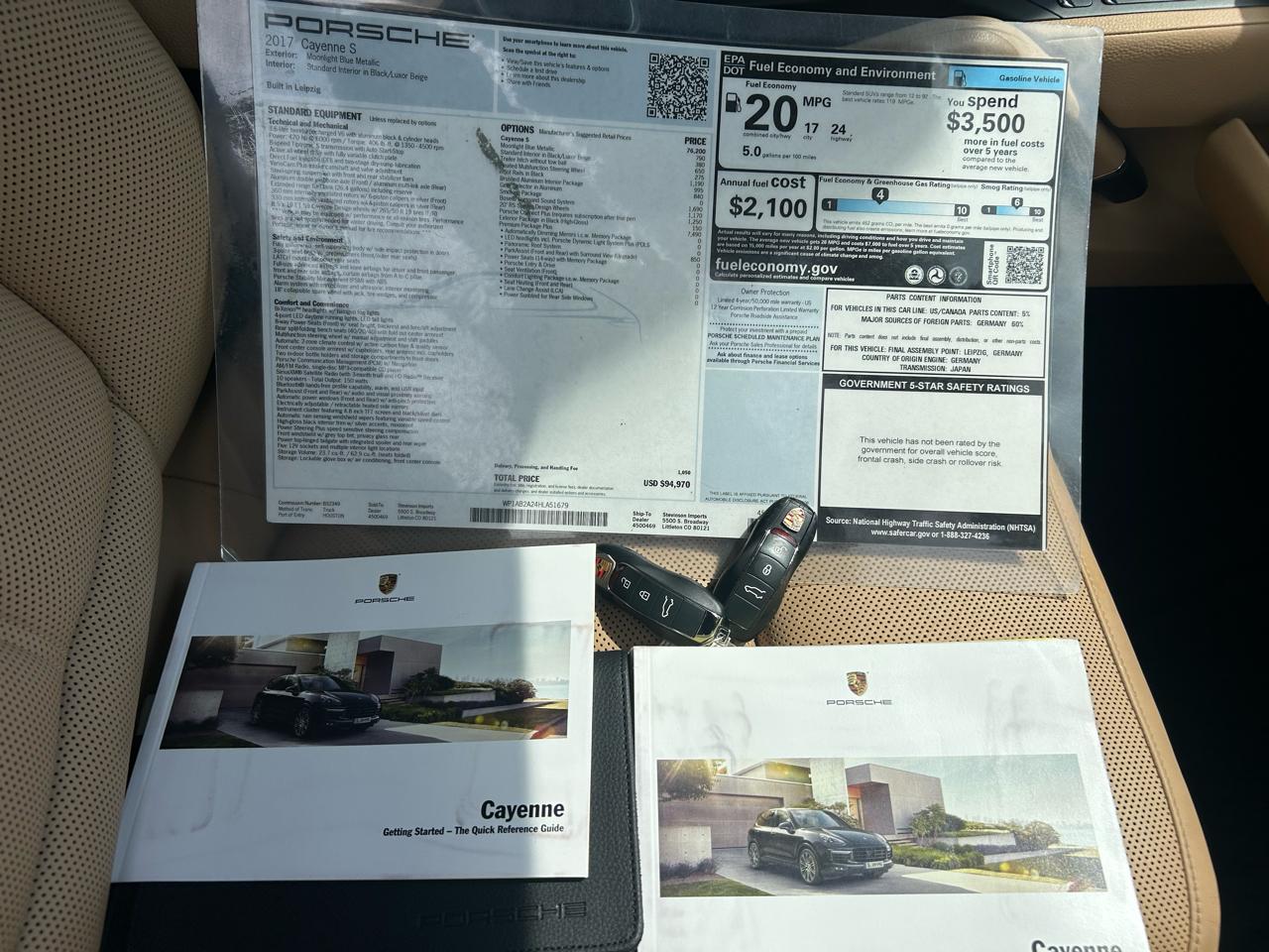 Porsche Cayenne S AWD 2017