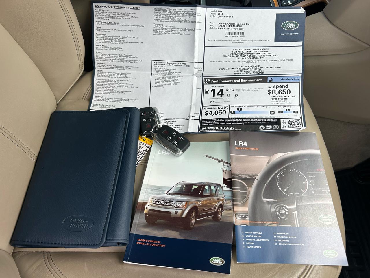 Land Rover LR4 4WD 4dr LUX 2013