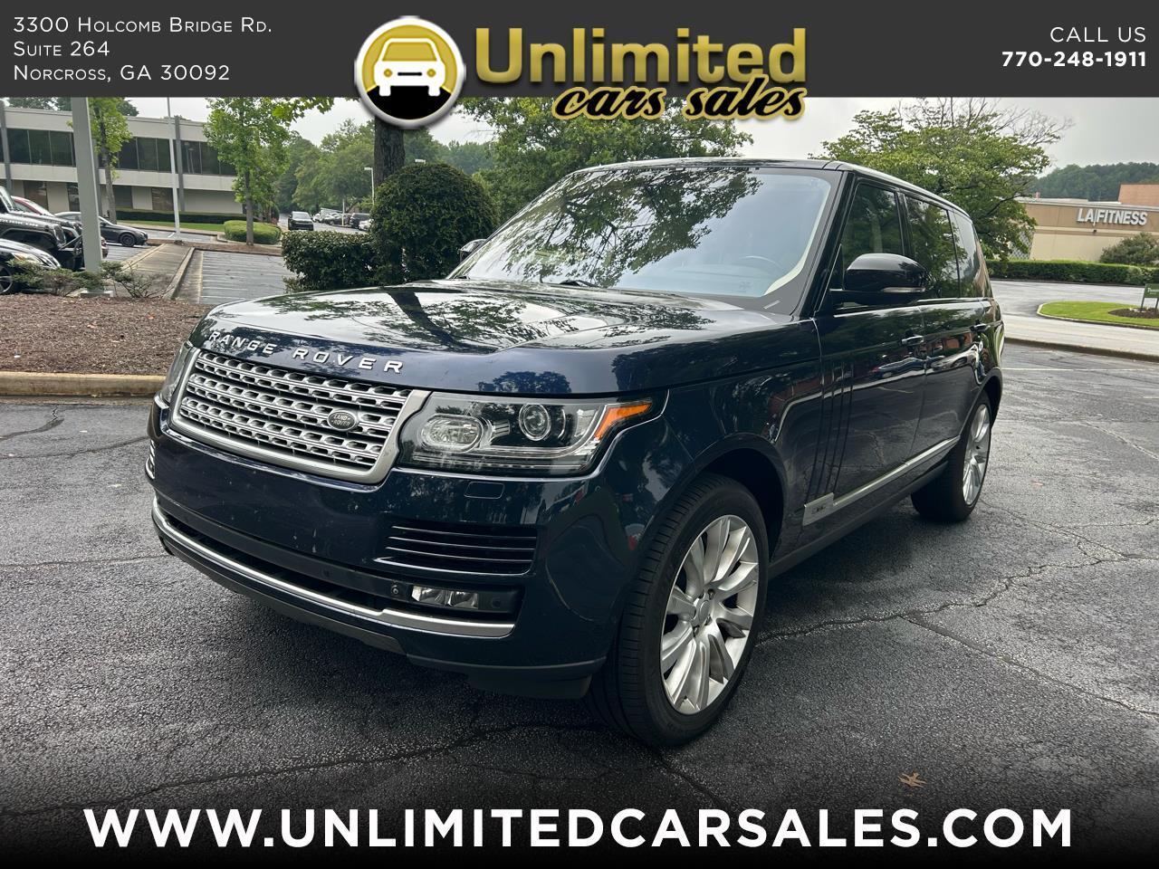 2015 Land Rover Range Rover 4WD 4dr Supercharged LWB