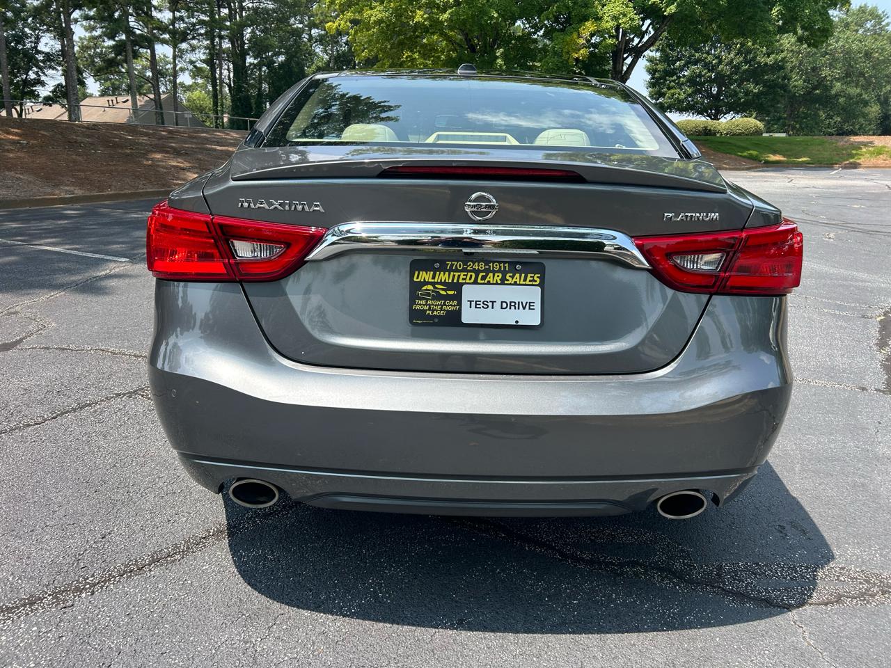 Nissan Maxima 4dr Sdn 3.5 Platinum 2016