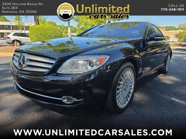 Black 2008 Mercedes-Benz CL-Class Coupe Rear-Wheel Drive Automatic