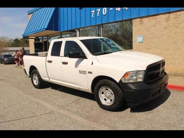 White 2015 RAM 1500 Tradesman Quad Cab RWD Pickup Truck 4X2 Automatic
