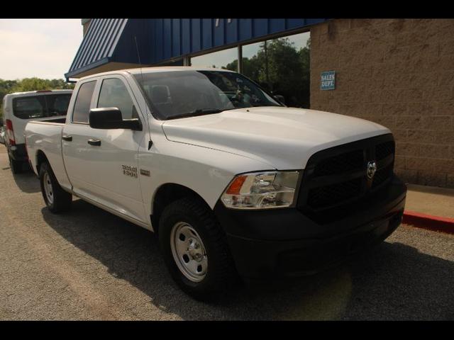 White 2015 RAM 1500 Tradesman Quad Cab 4WD Pickup Truck Four-Wheel Drive Automatic