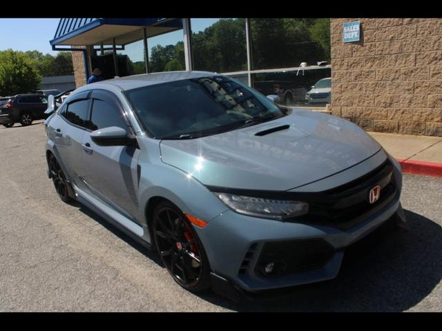 Gray 2019 Honda Civic Type R Touring FWD Hatchback Front-Wheel Drive Manual