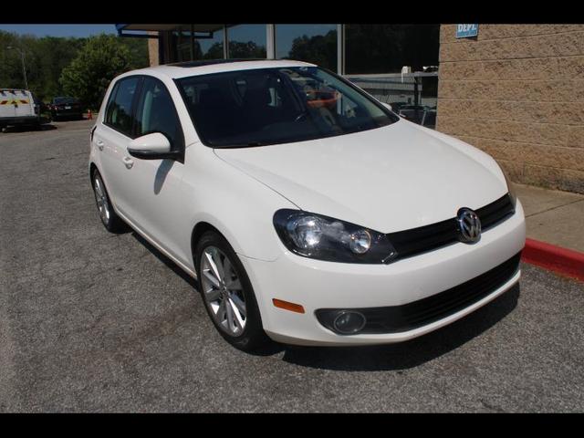 White 2013 Volkswagen Golf TDI Hatchback Front-Wheel Drive Automatic