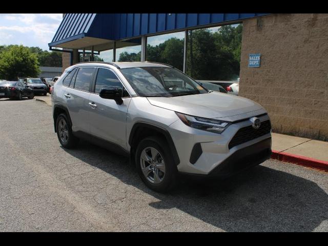 Silver 2024 Toyota RAV4 Hybrid LE AWD SUV / Crossover All-Wheel Drive Automatic