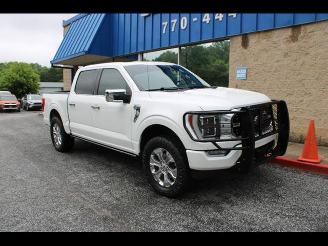 White 2021 Ford F-150 Pickup Truck Four-Wheel Drive