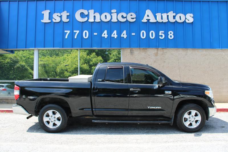 Toyota Tundra 2WD Truck Double Cab 5.7L FFV V8 6-Spd AT SR5 (Natl) 2016