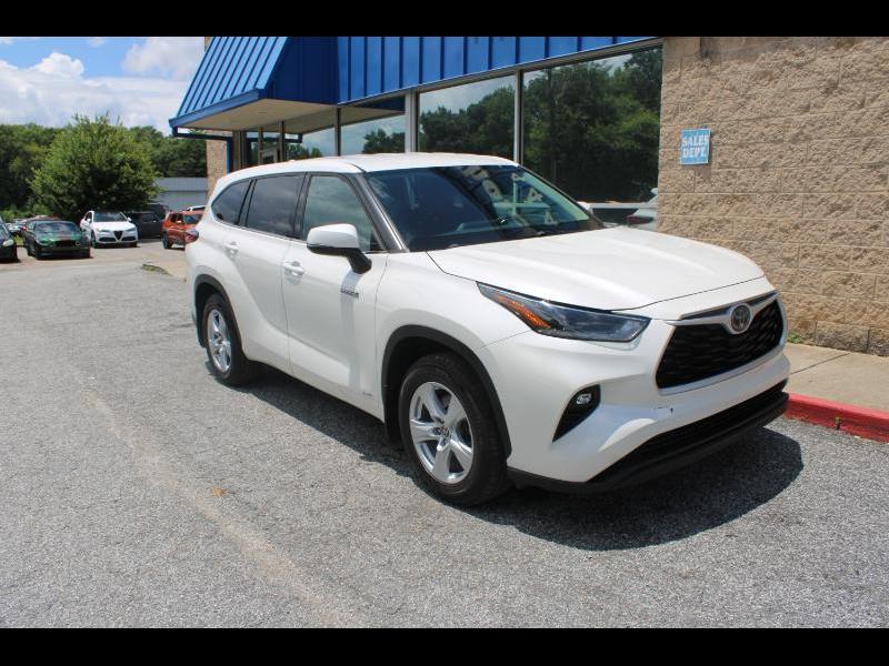 Toyota Highlander Hybrid LE AWD (Natl) 2021