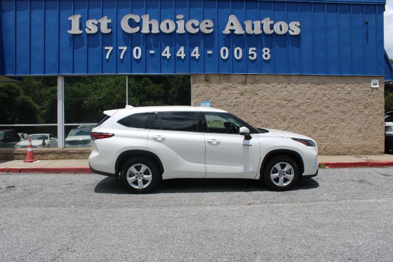Toyota Highlander Hybrid LE AWD (Natl) 2021