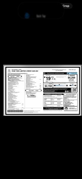 RAM 1500 Limited Crew Cab SWB 4WD 2022