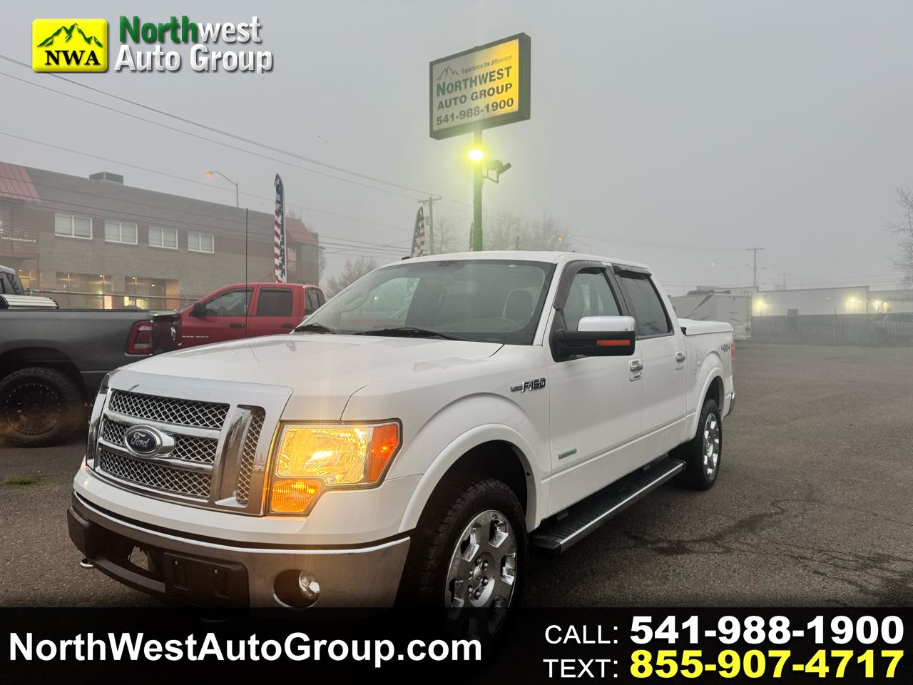2012 Ford F-150 4WD SuperCrew 145" Lariat