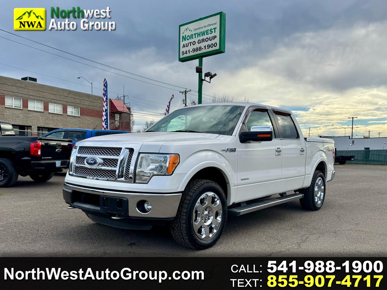 2012 Ford F-150 4WD SuperCrew 145" Lariat