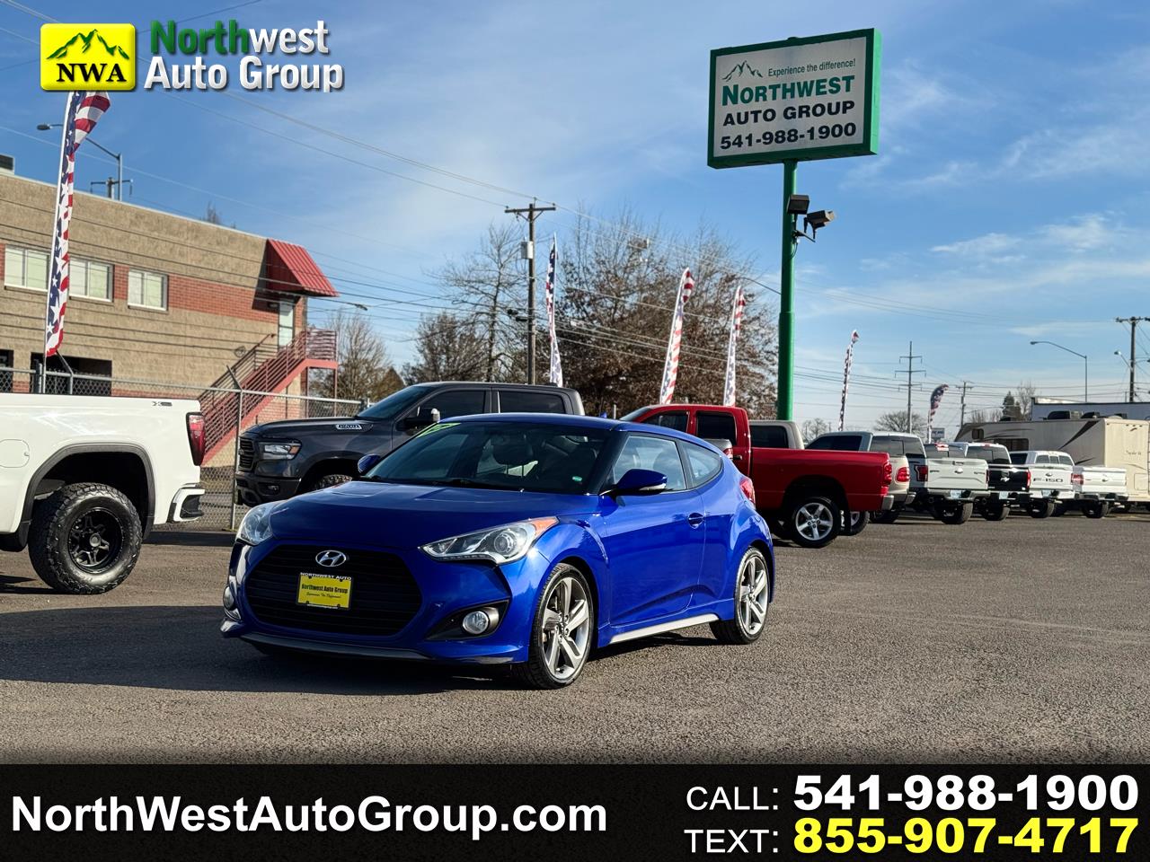 2013 Hyundai Veloster 3dr Cpe Auto Turbo w/Black Int
