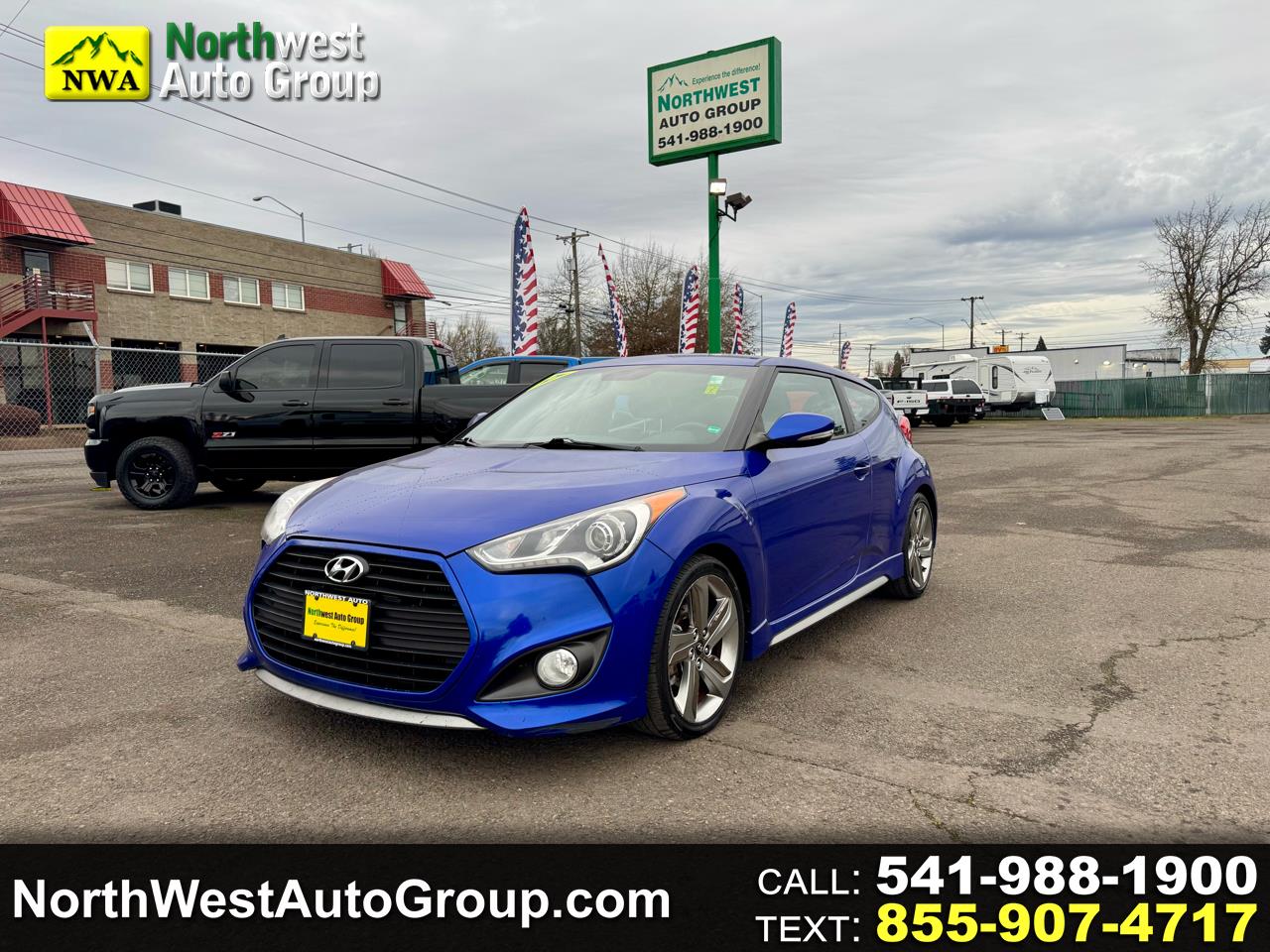2013 Hyundai Veloster 3dr Cpe Auto Turbo w/Black Int